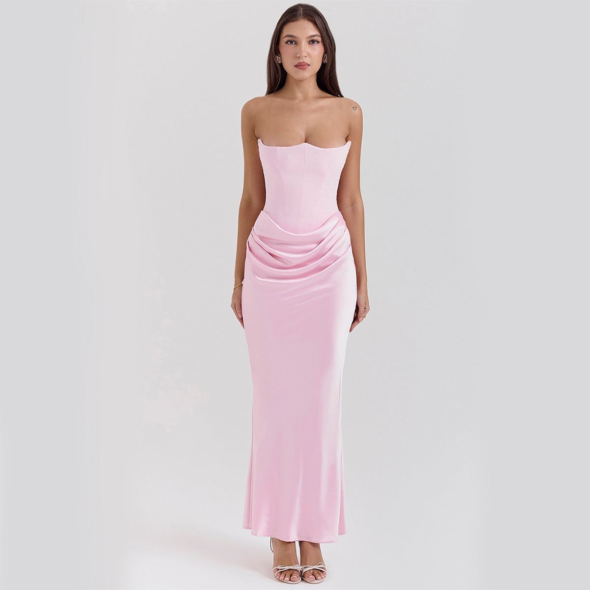 Women's Slim Tube Backless Party Dress